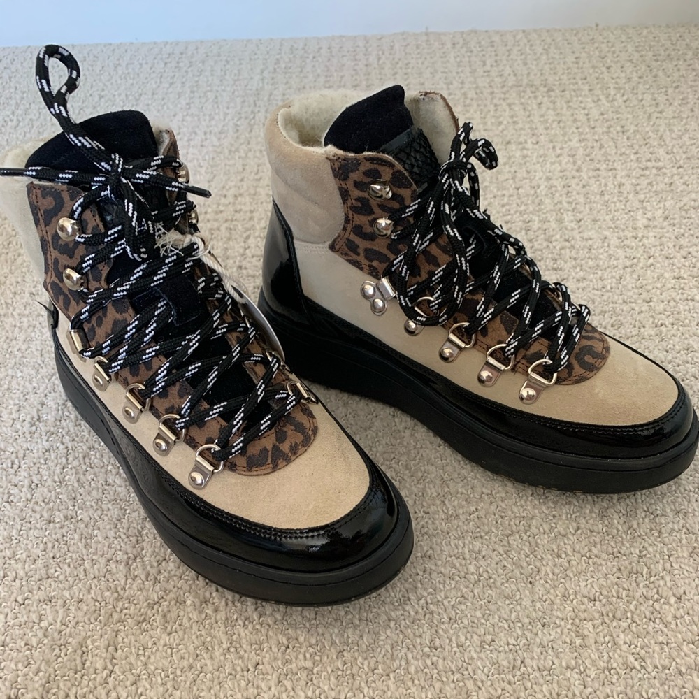 NWT- Anthropologie Woden Scandinavian Sneaker boots